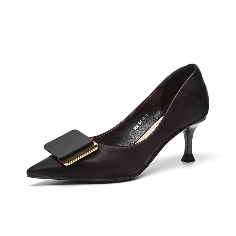 DAPHNE Pu Slim Heel 6.5cm