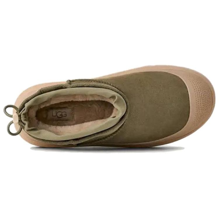 UGG Ultra Mini Weather Hybrid Fleece Lined, Comfortable Minimalist Style, Colorful Case Green