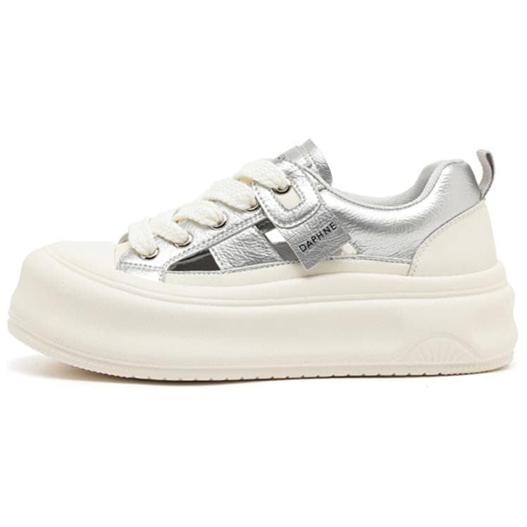 DAPHNE Cow Split Breathable Silver Gray