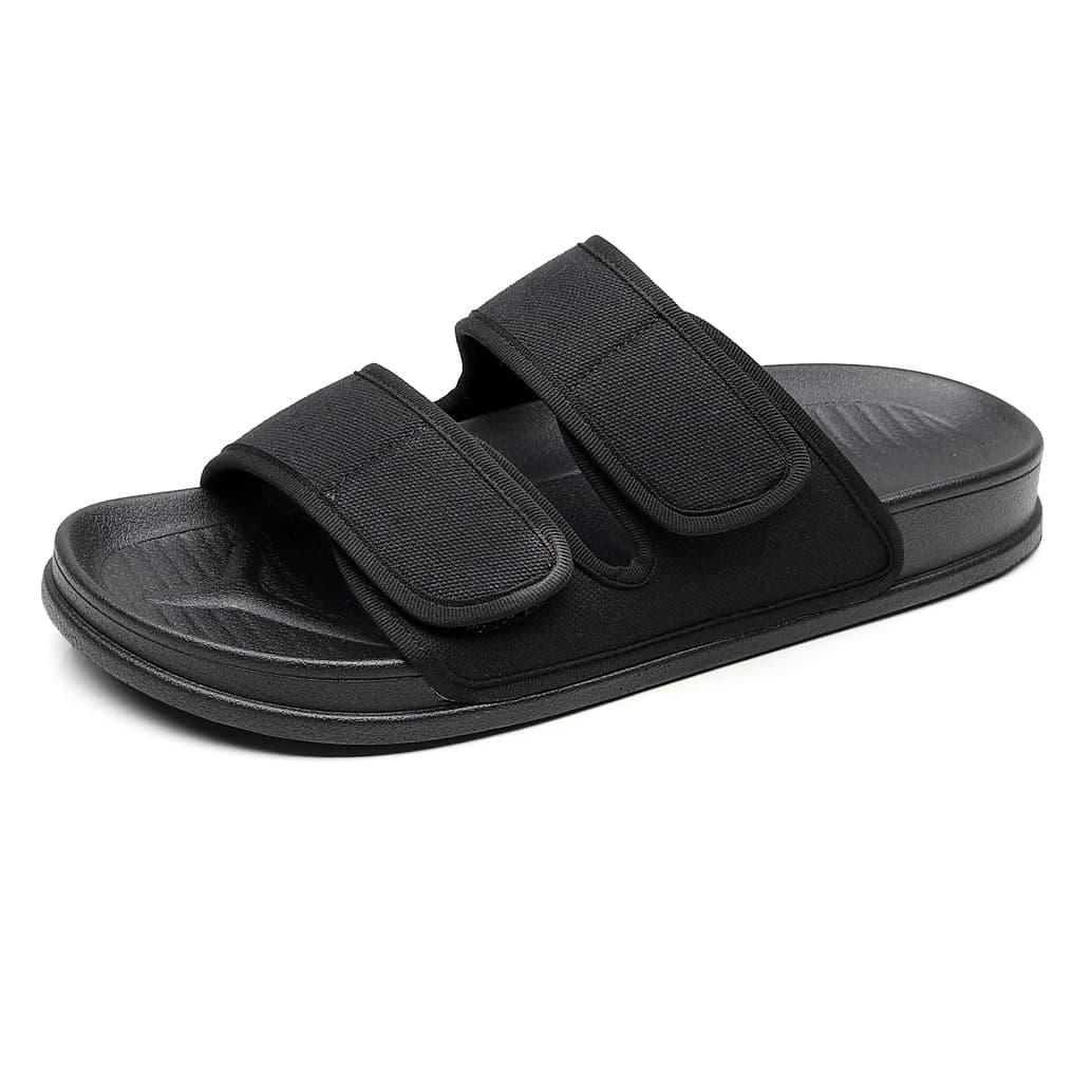 GUOLUOFEI Slide Slippers Black 5014
