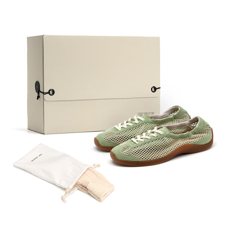 FOOT INDUSTRY Foot Industry German Army Trainers Sage Green