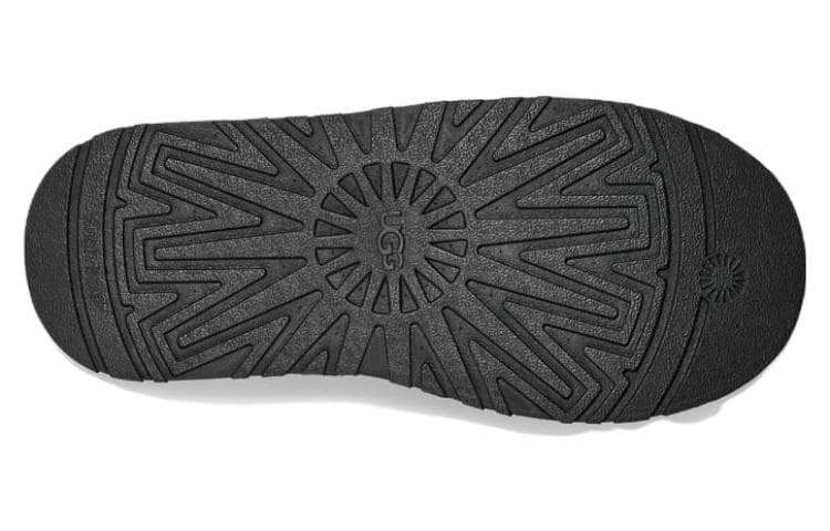 UGG Letter Tall Winter FleeceLined, Minimalist Style Ankle 2cm Black Yellow
