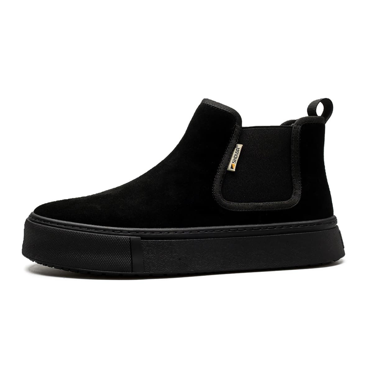 SOBB Cow Split Short Chelsea Black