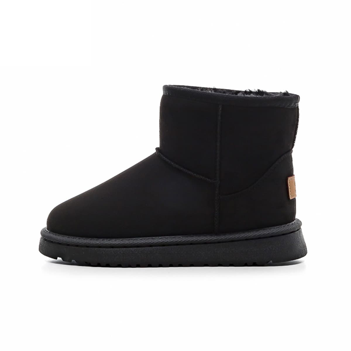 PAUL FRANK Niche Original Design, Thickened Fleece Lined, Thick Sole Cotton Black