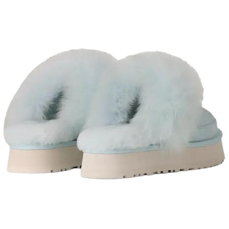 UGG Disquette Chalet Versatile on Fleece Lined Mules EVA Closed Toe Slippers Blue