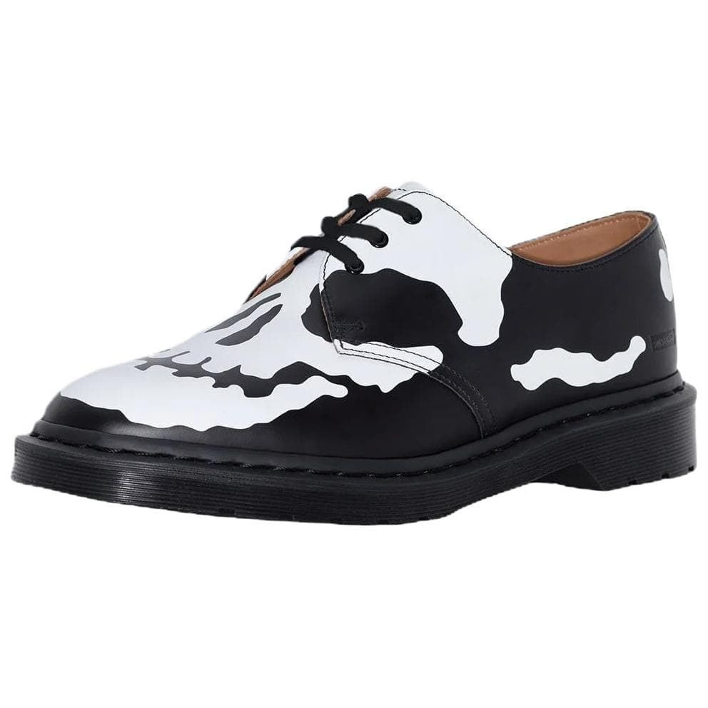 1461 Supreme x 1461 Dr.Martens 3Eye Shoe 'Skull Black White'