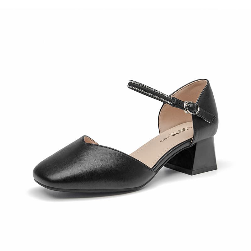 DUSTO Pu Block Heel