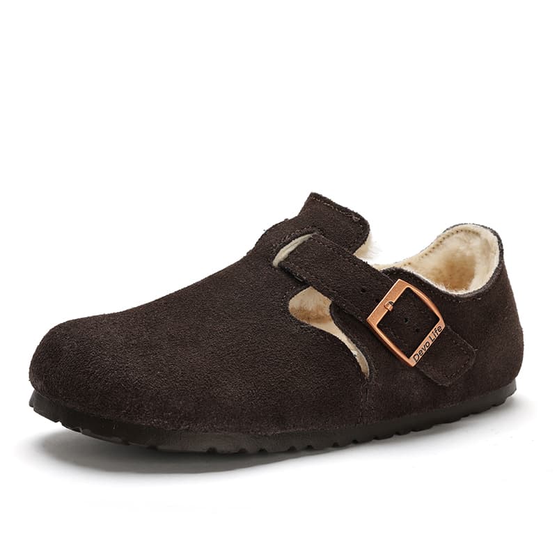 Devo Life Cork With Fleece Lined Lining, Fashionable, Fully Enclosed, Thermal Design Birkenstock