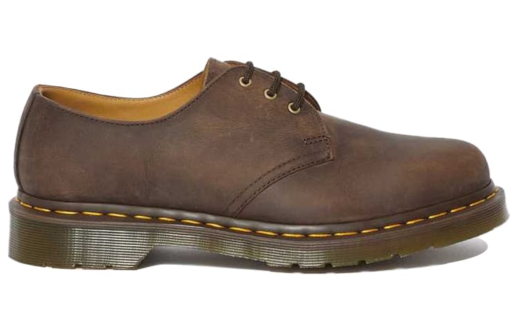 Dr.Martens 1461 Crazy Horse Cow Flat Brown Yellow