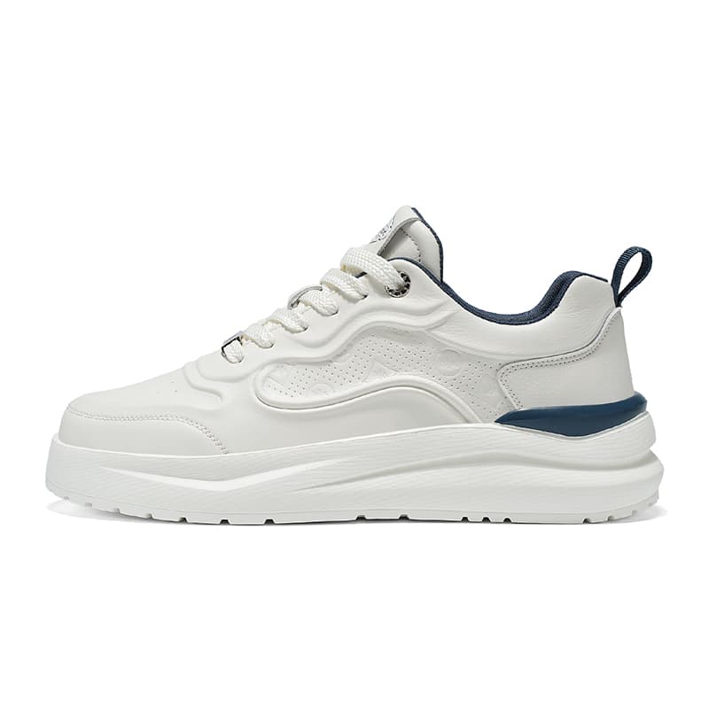 HLA Skate Lowtop White Blue Beige Green Beige Brown