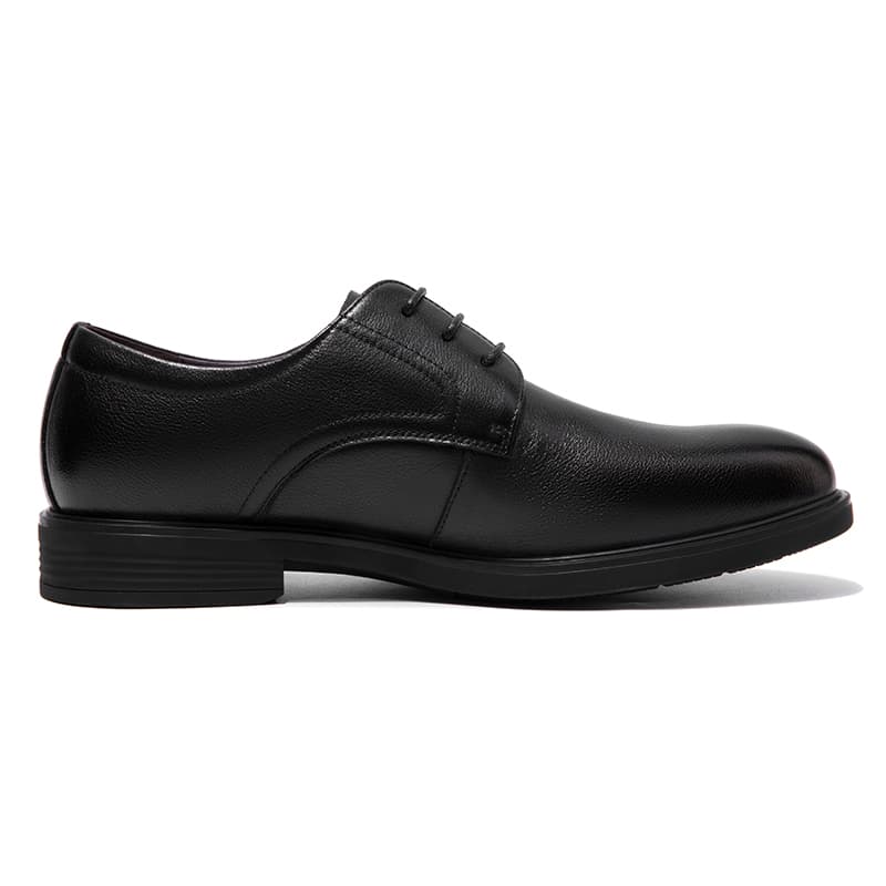 AOKANG Grain Cow Dress Black