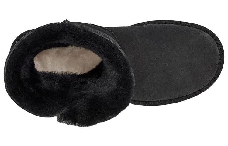 UGG Bailey Button II Button II Boot Thermal Winter FleeceLined, Everyday Crew Black