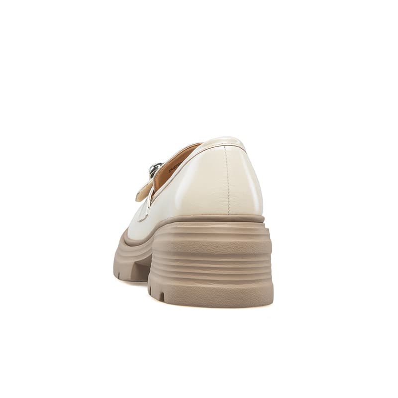 KANGNAI Cow Chunky Heel