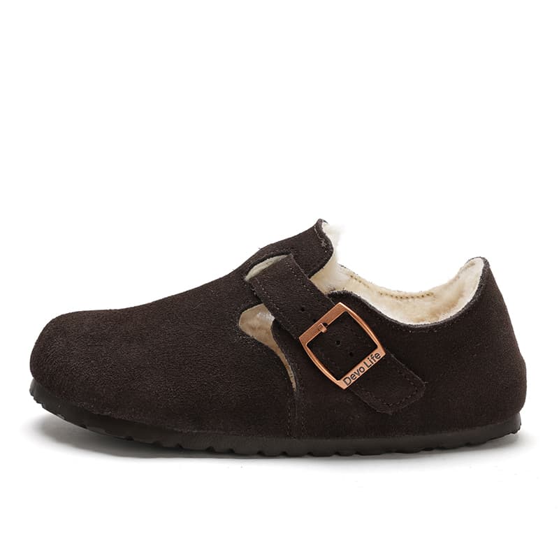 Devo Life Cork With Fleece Lined Lining, Fashionable, Fully Enclosed, Thermal Design Birkenstock