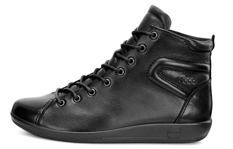 Ecco Size 2 High Black