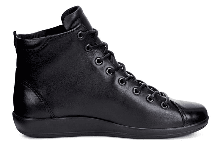 Ecco Size 2 High Black