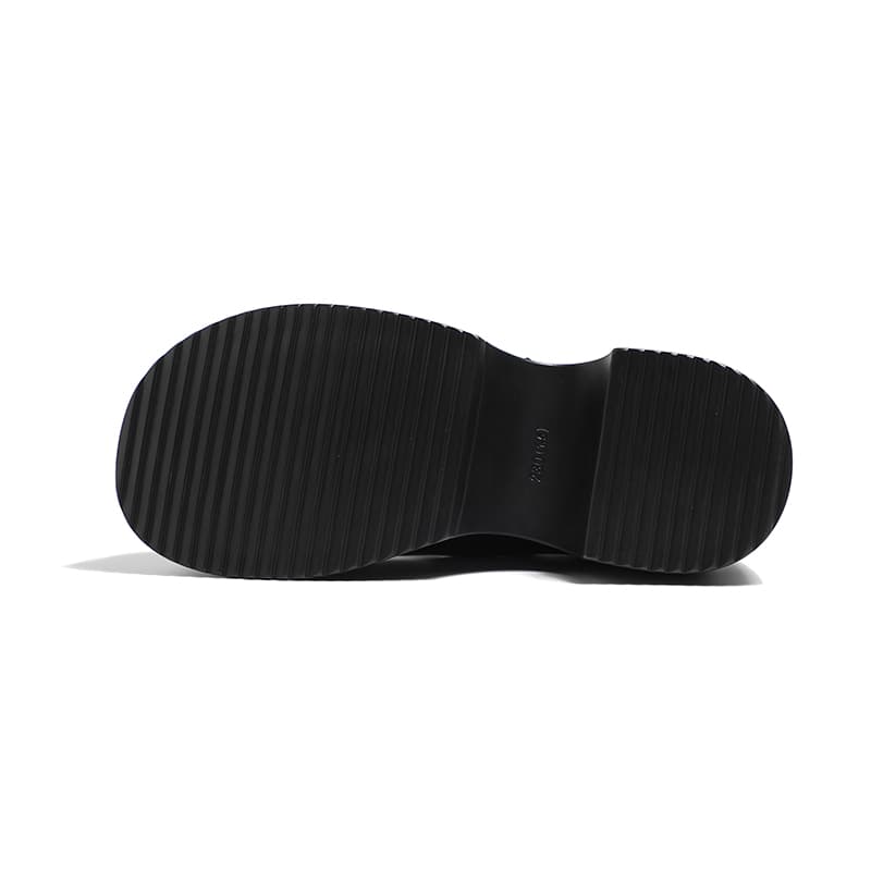 MIS. DANNY Cow Split Chunky Heel 5.5cm