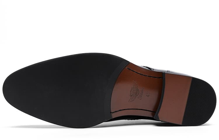 Desai Grain Cow Dress Dark Brown