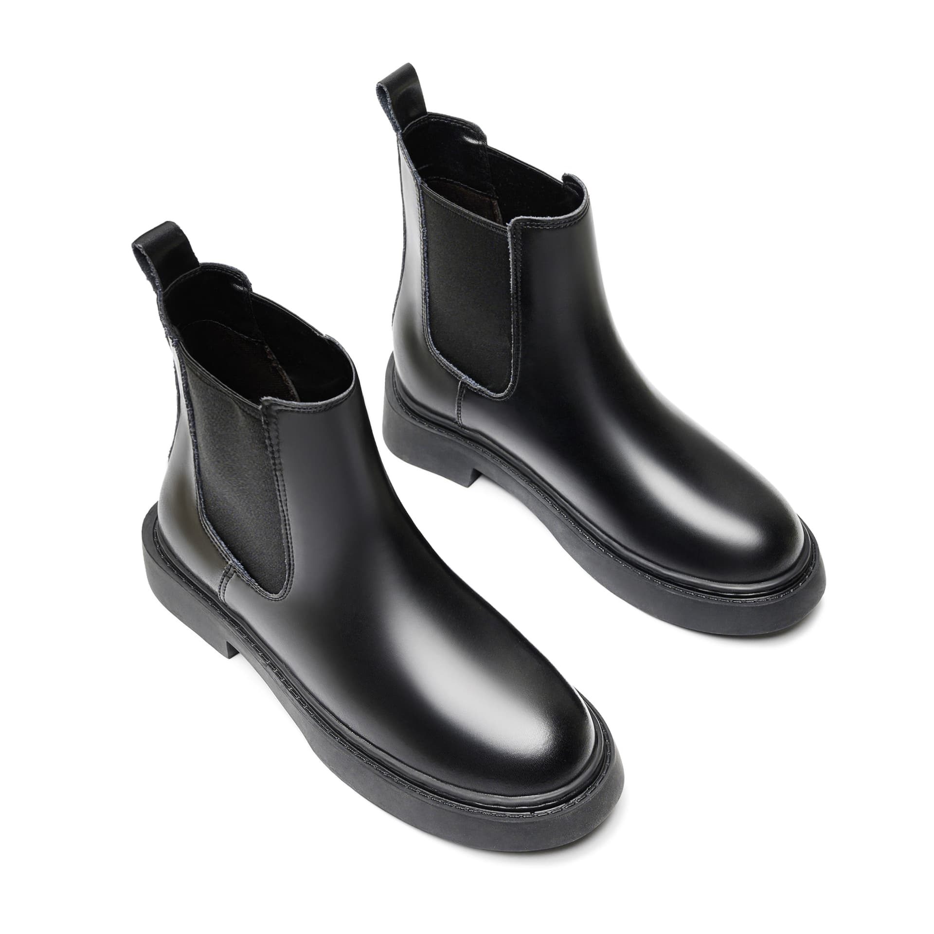 BANGQIAO Microfiber Short Chelsea 3.5cm Black