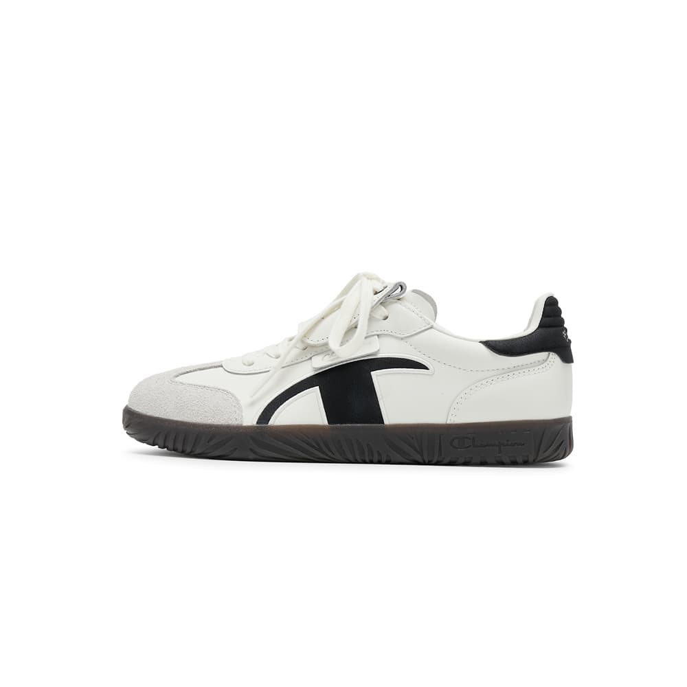 Champion Champ T Trainer T Shaped German Army Trainers Black White