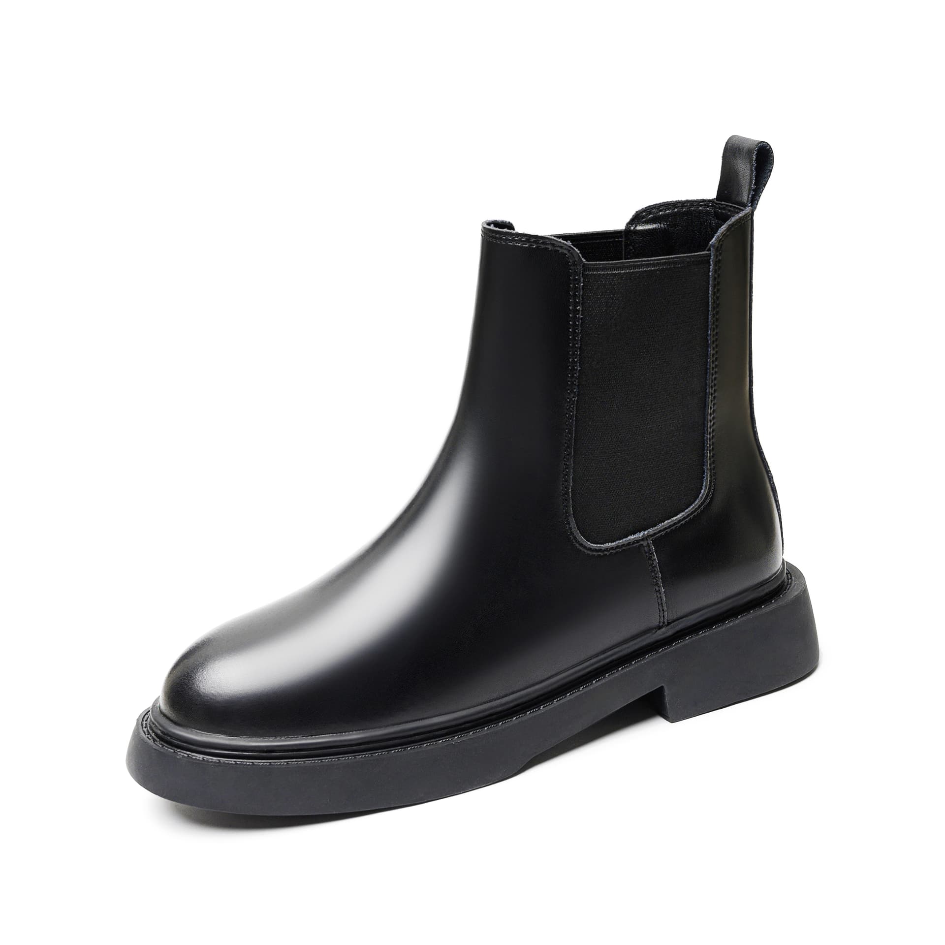 BANGQIAO Microfiber Short Chelsea 3.5cm Black