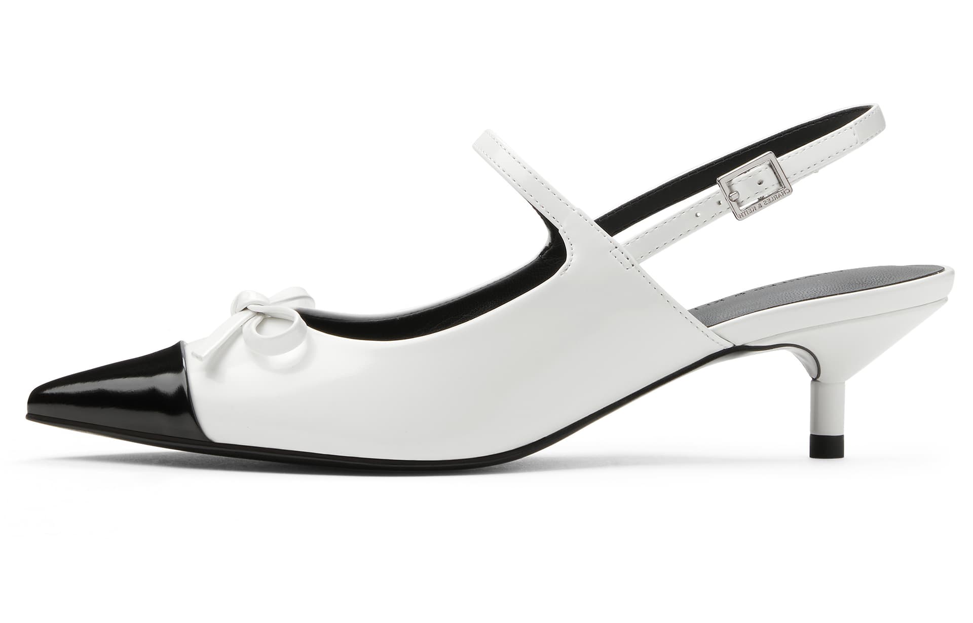 CHARLES&KEITH Small CK Bowknot New Chinese Style Pu 5.3CM