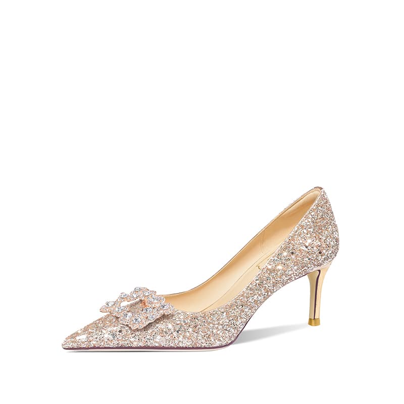 Holy Rose Slim Heel Commemoration Gold