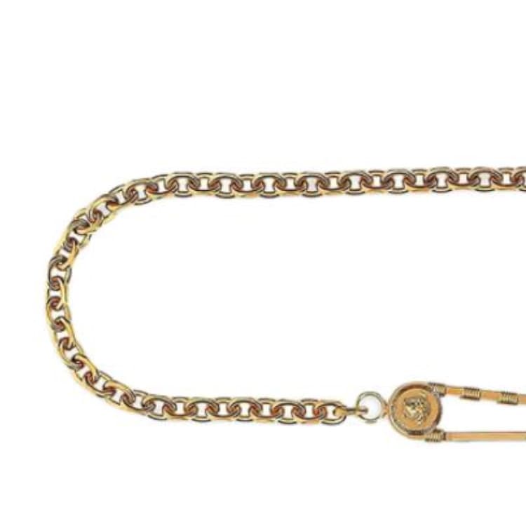 Versace Safety Pin chain belt