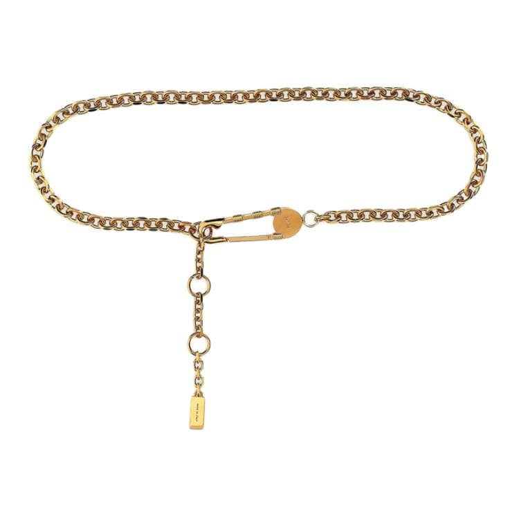 Versace Safety Pin chain belt