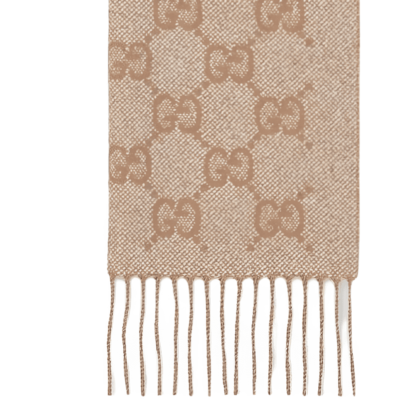 Gucci Gg cashmere lamé scarf