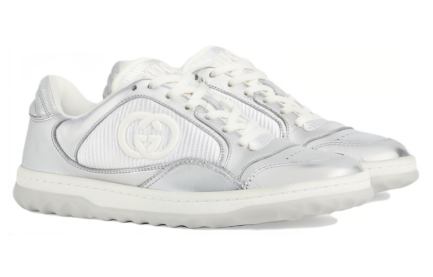 Gucci Wmns MAC80 Sneaker 'Metallic Silver'