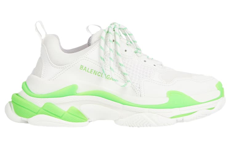 Balenciaga Triple S Fluo Green White