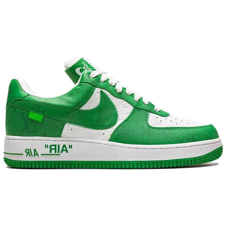 LOUIS VUITTON x Nike Air Force 1 LV Cow Green & White