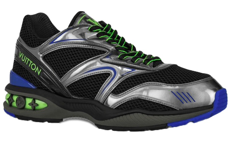 LOUIS VUITTON Trail Mesh Sports Black Silver