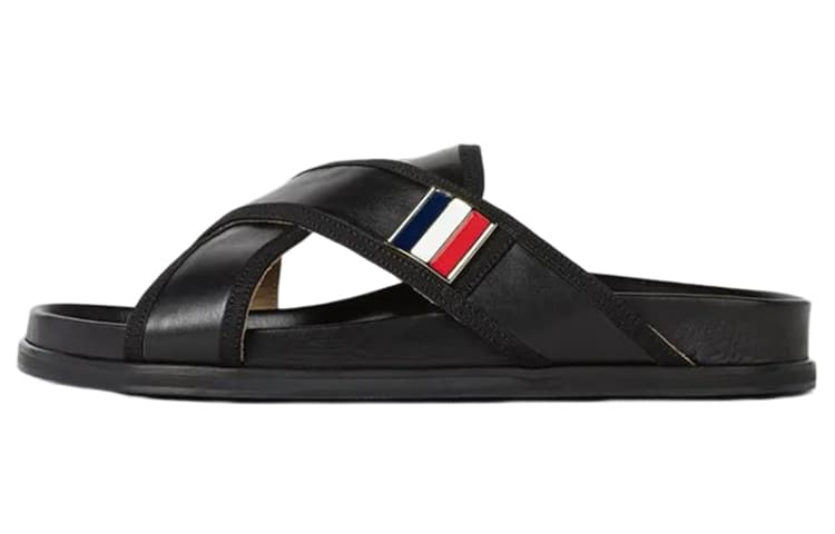 Thom Browne cross-strap flat Original Shoe Box Included