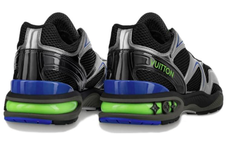 LOUIS VUITTON Trail Mesh Sports Black Silver