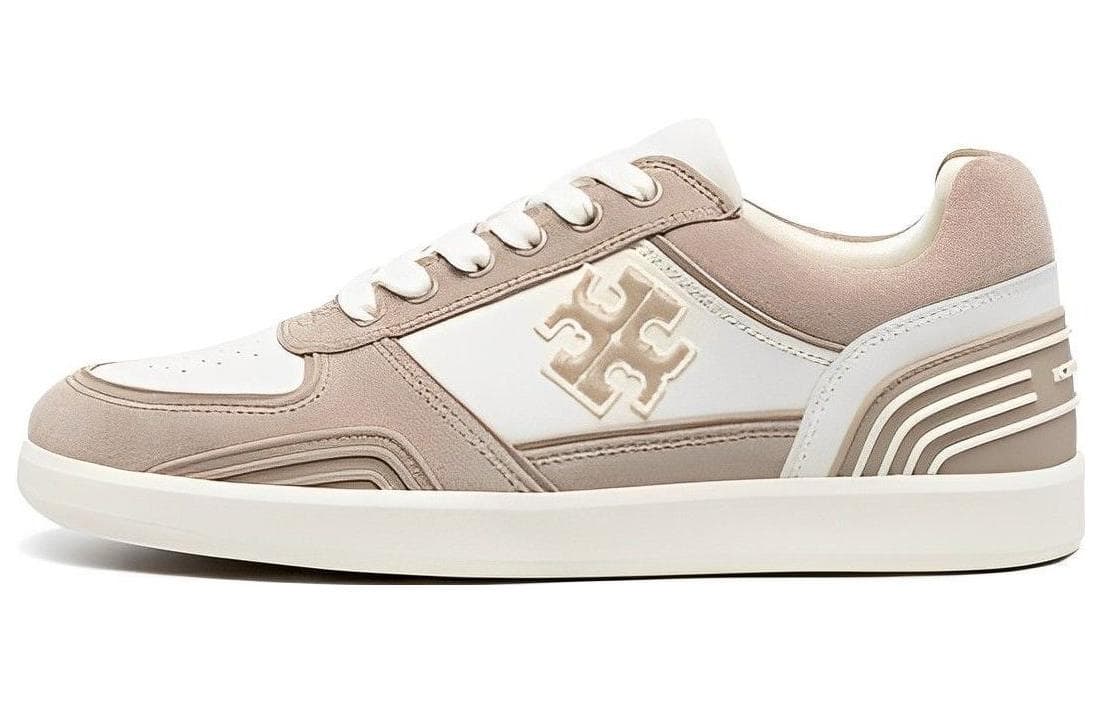 TORY BURCH Clover Court Panelled Suede