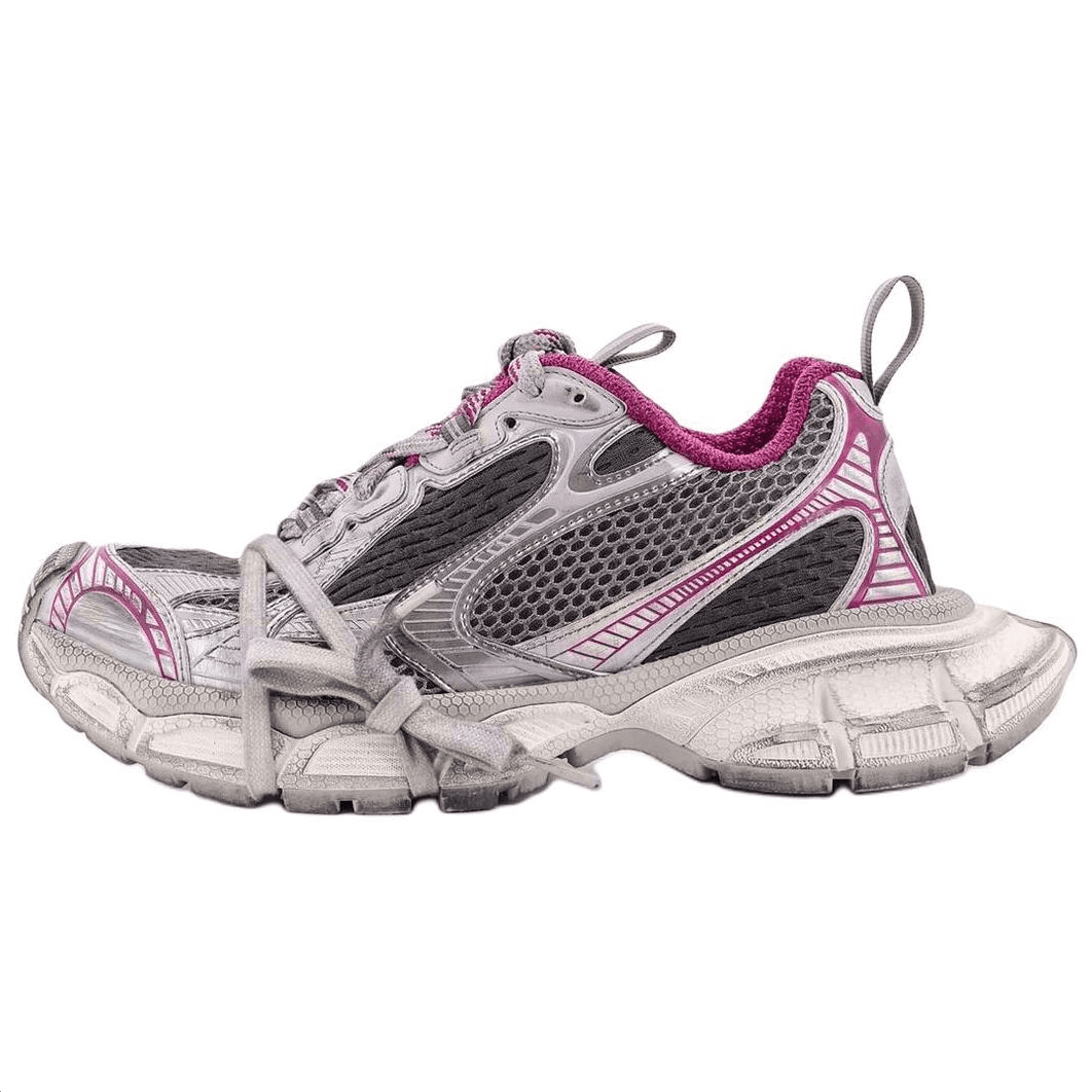 Balenciaga 3XL Lowtop Chunky Silver Pink