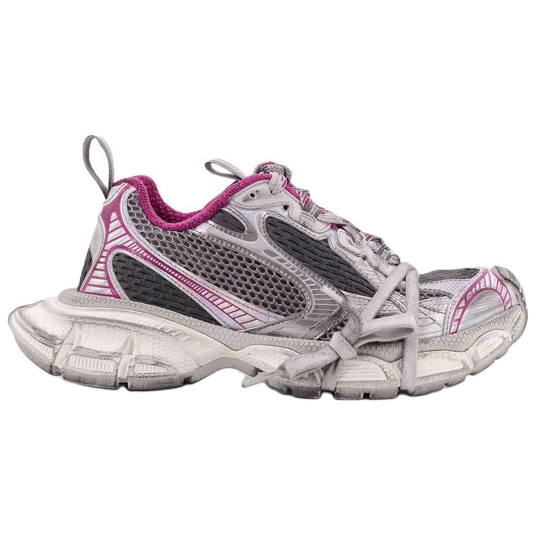 Balenciaga 3XL Lowtop Chunky Silver Pink