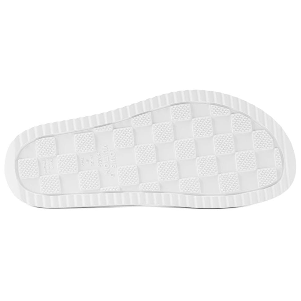 LOUIS VUITTON Miami Slide Slippers White