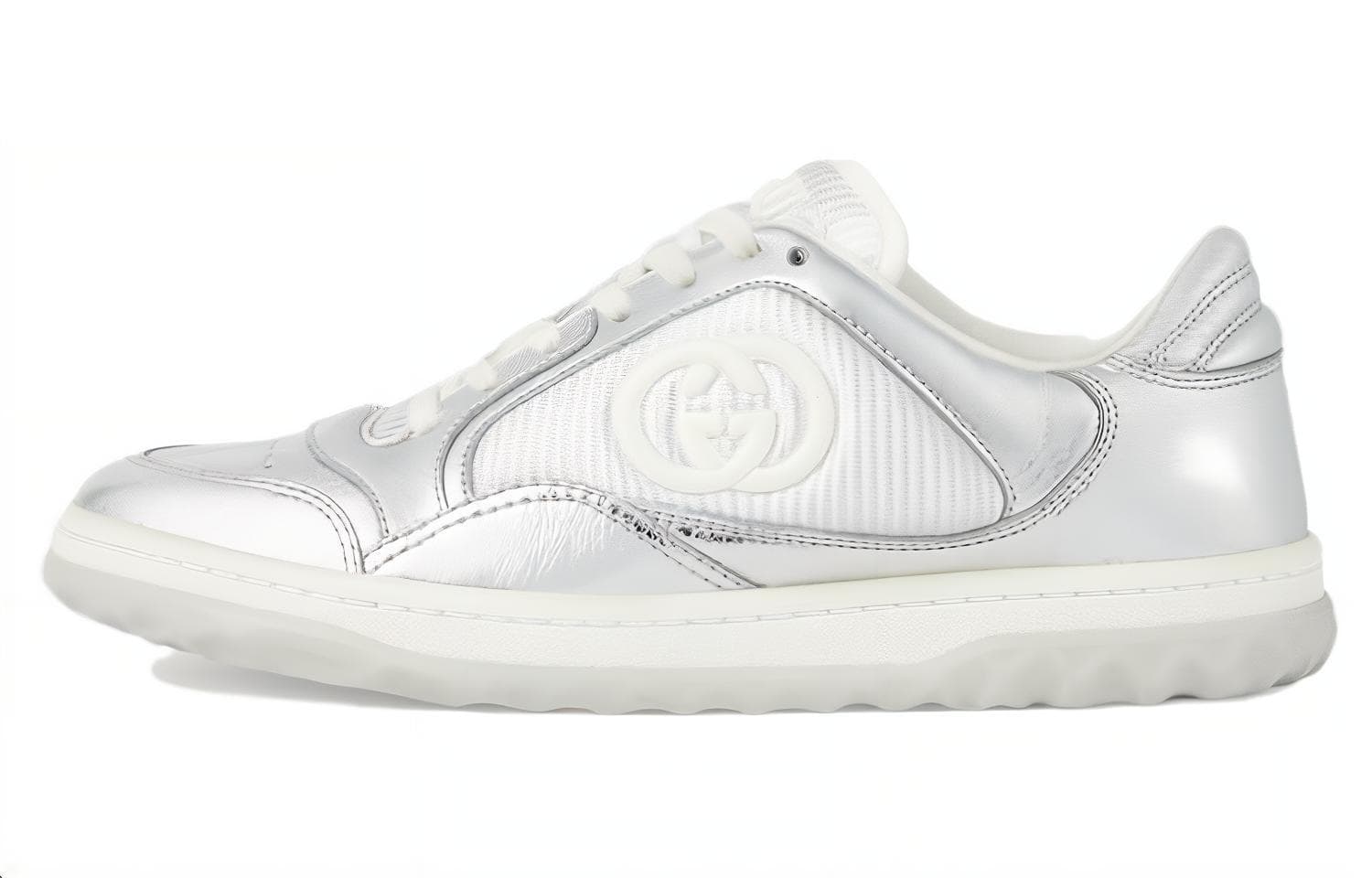 Gucci Wmns MAC80 Sneaker 'Metallic Silver'
