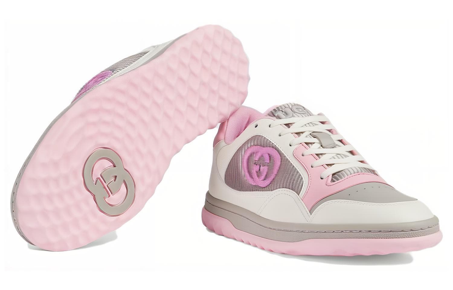 Gucci Wmns MAC80 Sneaker 'Off White Grey Pink'