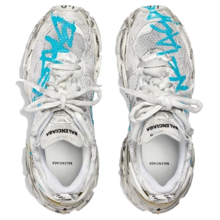 Balenciaga Runner Graffiti Lowtop Chunky White