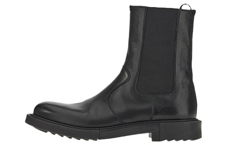 FERRAGAMO Calfskin Short Chelsea Black
