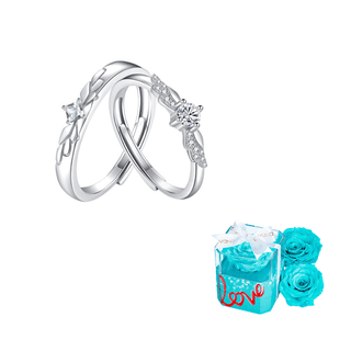 VANA S925 Sterling Silver Rings Silver White