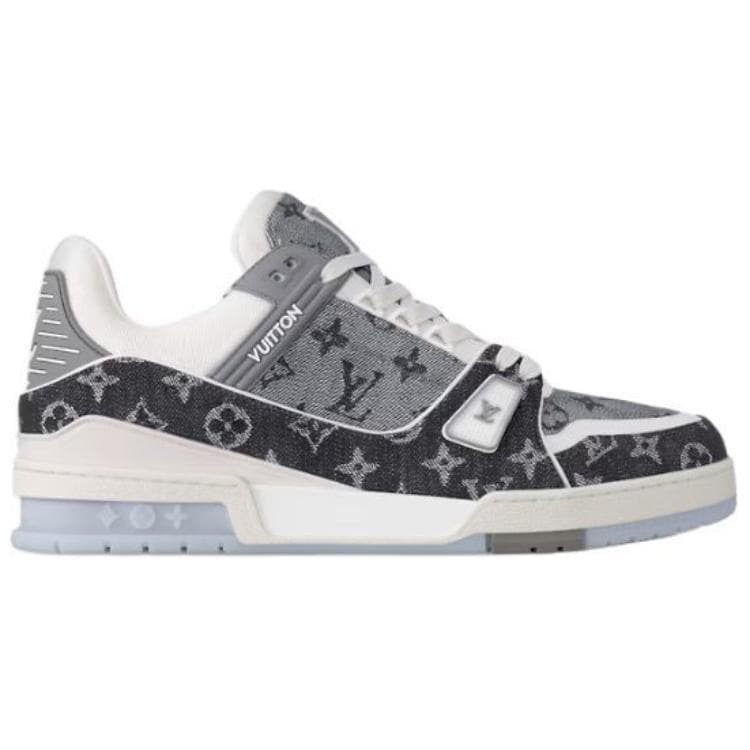 LOUIS VUITTON Trainer Cow Black White