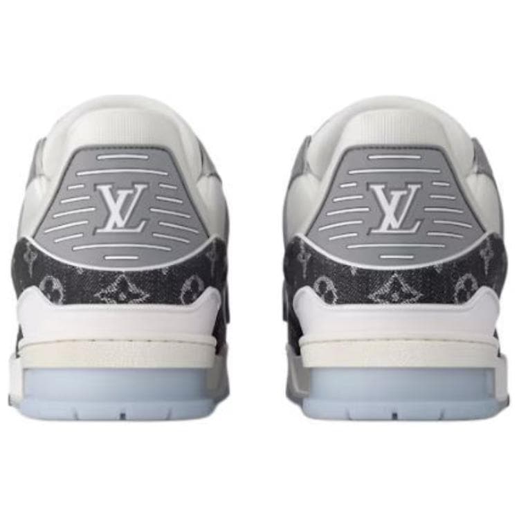 LOUIS VUITTON Trainer Cow Black White