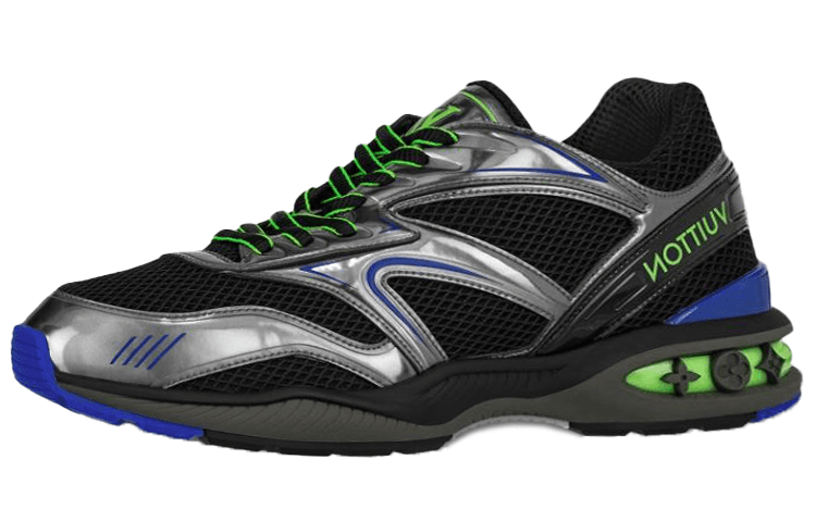 LOUIS VUITTON Trail Mesh Sports Black Silver