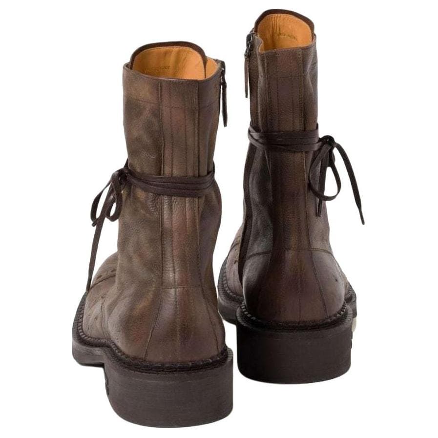 MIU MIU FW24 Cow Leather/Cow Ankle 3.5cm Brown