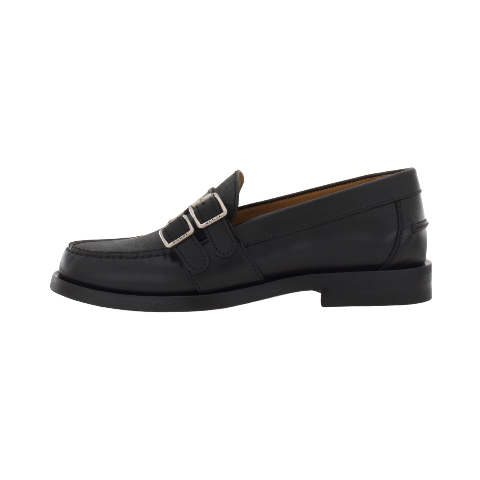 Gucci Buckle Loafer 'GG Monogram Black'